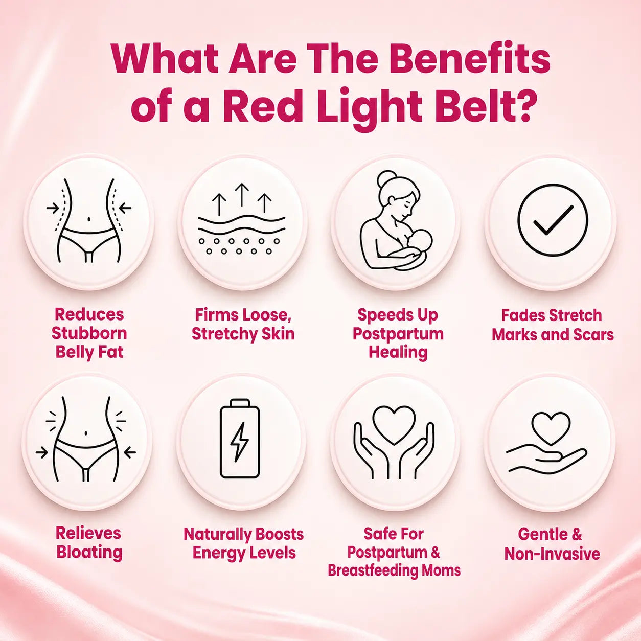 BlissShape Restore Postpartum Red Light Belt
