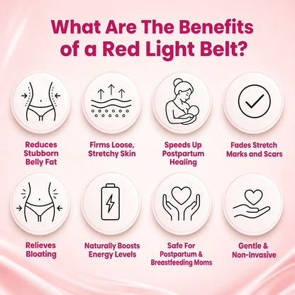 BlissShape Restore Postpartum Red Light Belt